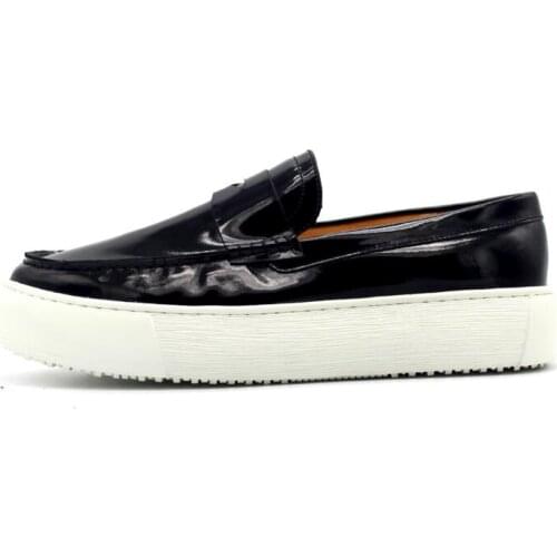 New Arrival summer Leather Shoes Men slip on loafers shoes men round toe fashion casual shoes