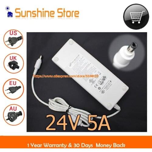 Genuine White FSP FSP120-ACB AC Adapter 24V 5A 120W Power Supply FSP100-RTAAN2 FSP120-AAAN2 FSP120-ACA FSP1202450 For CLOVER
