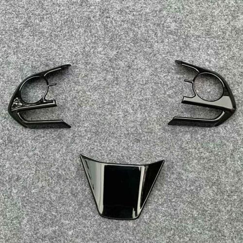 For Toyota Harrier Venza 2020 2021 ABS Car Steering Wheel Control Panel Button Cover Trim Cover Protector Sticker Car Accessory