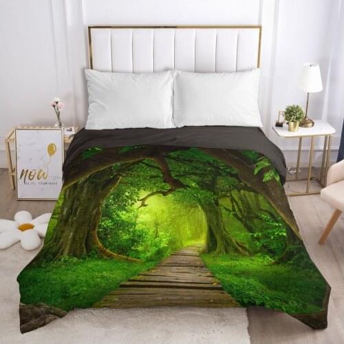 Landscape Duvet cover Quilt/Blanket/Comfortable Case 140x200 240x220 240x260 Queen King Single Bedding for Home tree
