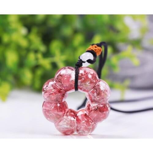 Orgone Pendant Flower Of Life Orgonite Energy Meditation Crystal Necklace Melting Stone Gift For Lover