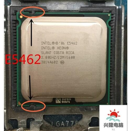 Lntel Xeon E5462 e5462 2.8GHz/12M/1600Mhz/CPU equal to LGA775 Core Quad Q9550 CPU,works on LGA775 mainboard no need adapter