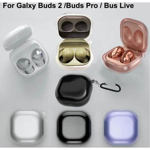 TPU Clear Case Protective For Samsung Galaxy Buds 2 / Galaxy Buds Pro / Galaxy Buds Live Charging Cases Cover Shell