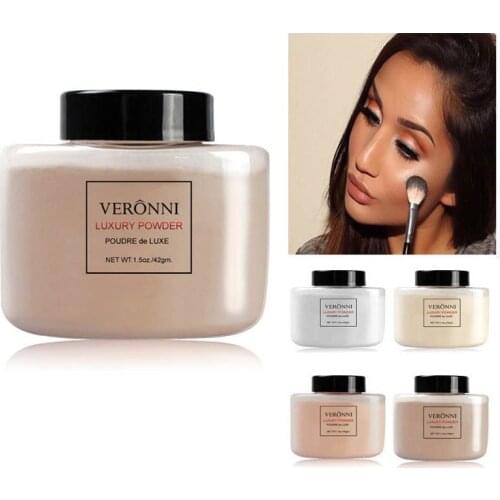 4 Colors Makeup Smooth Loose Powder Finishing Powder Oil control For Face Finish Setting