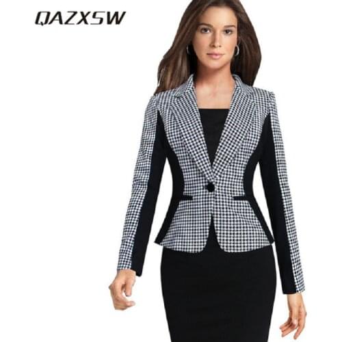 Женские пиджаки QAZXSW China At AliExpress