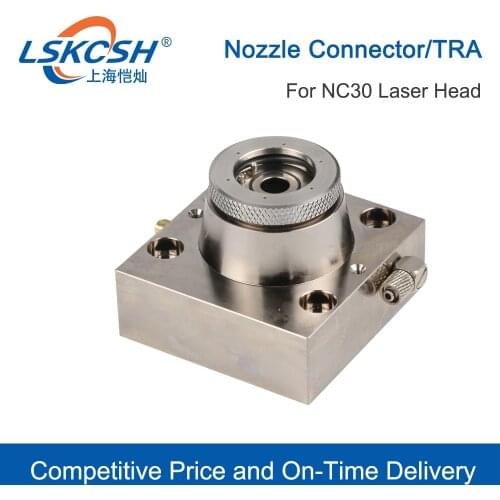 LSKCSH Fiber Laser Nozzle Connector Capacitive Sensor Ceramic Holder for NC30 NC30B Laser Head Metal Cutting Head