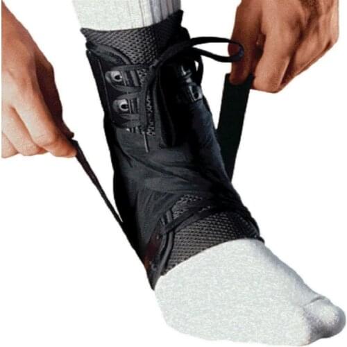 1pcs Ankle Brace Stabilizer Lace Up Adjustable Support Stirrup Compression Ankle Wrap Protector for Injury Sprain Men Women Gym