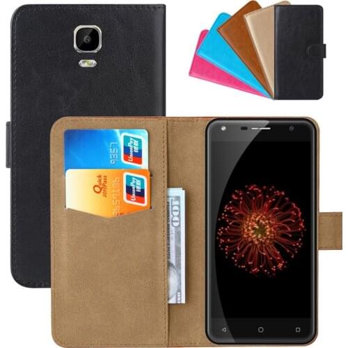 Luxury Wallet Case For DEXP Ixion MS650 PU Leather Retro Flip Cover Magnetic Fashion Cases Strap