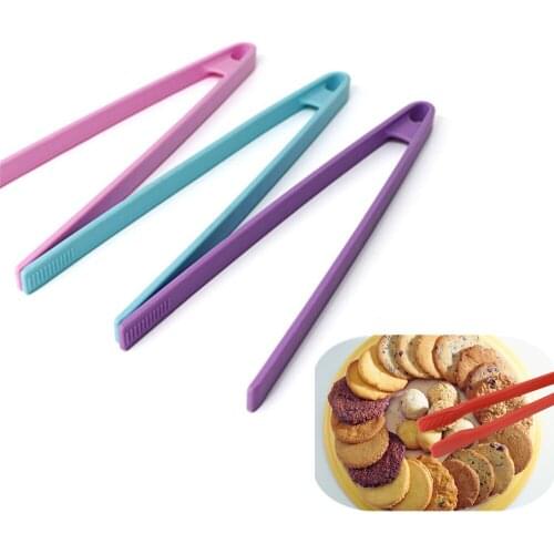 1pcs 23cm 9inch Length Barbecue Accessories Bread Cake Clip Silicone Food Tong Baking Tools