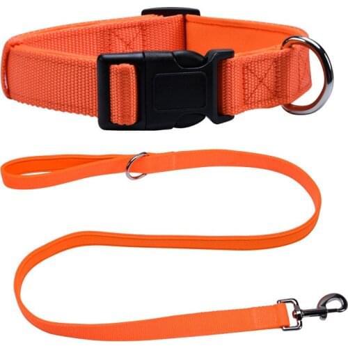 Pet Supplies Dog Collars Dog Traction Rope Walking Dog Chest Nylon Soft Feel Comfortable Dog Leash and Collar Set Harness Dog