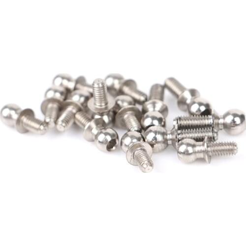 1set Metal Ball Head Screw for Wltoys 144001 1/14 RC Car Spare Upgrade Spare Parts Accessories