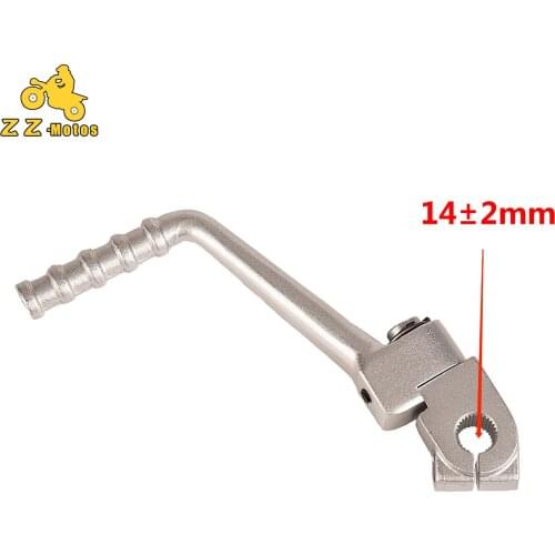 14±2mm Hole Kick Start Lever Start Pedal For 50cc 70cc 90cc 110cc 125cc 140cc 150cc 160cc KAYO SSR SDG BSE Dirt Pit Bike
