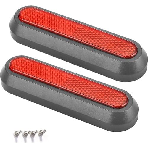 2pcs Safety Rear Wheel Hub Covers Protective Back Shell And Reflective Bars for Xiaomi Pro2 1S Electric Scooter Accessories