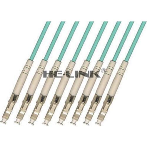 50Meters INDOOR ARMORED LC-LC 8 STRAND OM3 50/125 MULTIMODE FIBER OPTIC CABLE 10GB
