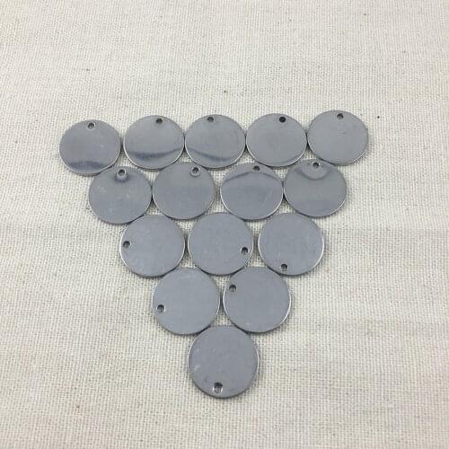 100pcs/lot Pet ID Tag Collar Accessories Engraved two sides stainless steel pet tag Personalized customized dog tag