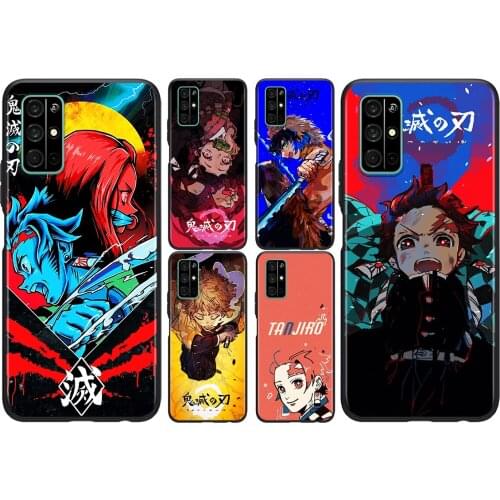 Anime Demon Slayer Kimetsu no Yaiba For Huawei Honor 50 SE V30 View 20 V20 30i 30S 30 20S 20E 20i 20 Lite Pro Plus Phone Case