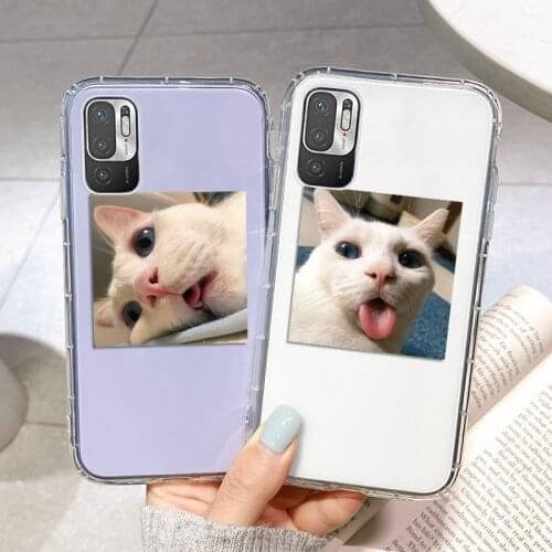 Redmi Note 9 Pro Case Redmi Note 10 7 8t Silicone Case For Xiaomi Mi 10T Pro 11 Lite Fundas Cute Cat Cover Poco M3 Pro F3 X3 NFC