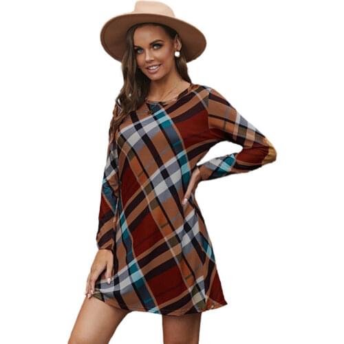 Модные платья в клетку Cydnee China At AliExpress