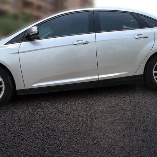 For Ford Focus 2012-2018High-quality stainless steel Car door decoration bright strip Car Accessories