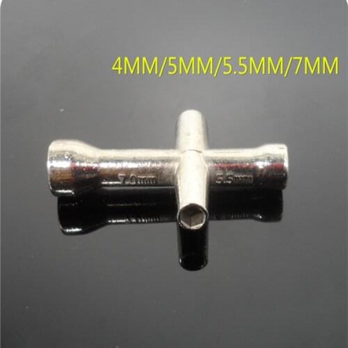 HSP 80132 Cross Keys Tool Maintenance Hex Sleeve 4mm 5mm 5.5mm 7mm For RC Car Models HSP 94123 94111 94188
