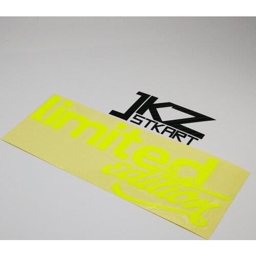 JKZ STKART Vinyl Die Cut Car Sticker Decal Limited Edition B 18 x 7 cm for Motor Bike Laptop Helmet Decorated Stickers