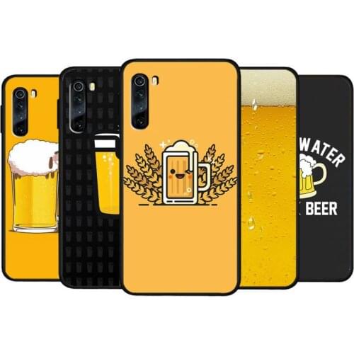 Matte Drink Beer Featured Phone Cover For Xiaomi Redmi 4X 7A 5 Plus 6 6A 7 8 8A 9 Note 4 8 T 9 Pro Case