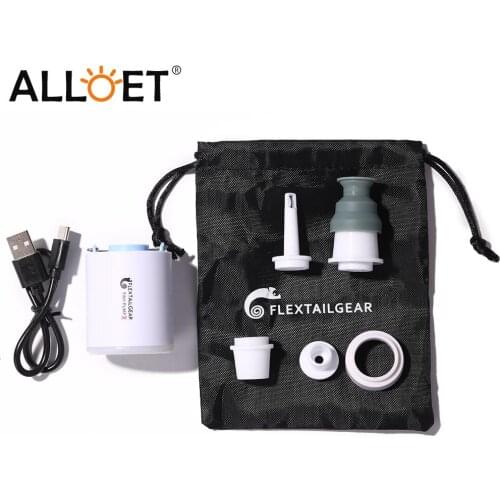 Mini Electric Inflatable Pump Ultralight USB Charging Multifunctional Outdoor Air Pump 3 Modes Camping Light
