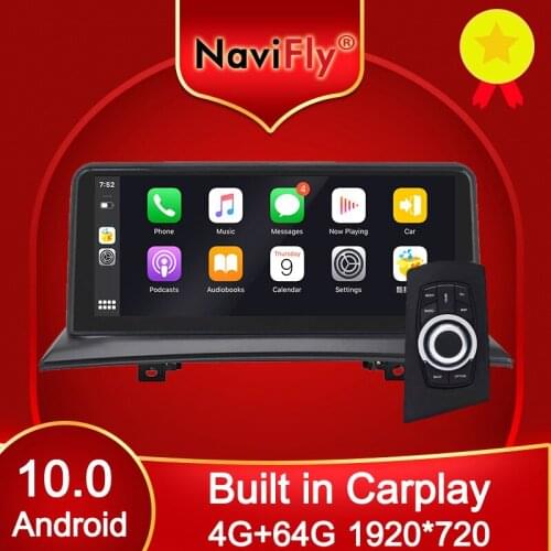NaviFly 1920*720 Carplay 4GB+64GB 10.25 inch Android 10.0 Car DVD GPS Player for BMW X3 E83 2004-2010 Original without screen