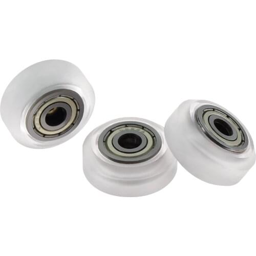 10PCs Openbuilds Plastic wheel POM with Bearings big Models Passive Round wheel Idler Pulley Gear perlin wheel for CR10 Ender 3