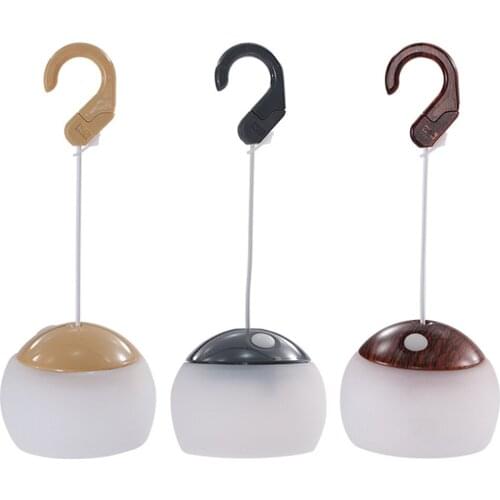 Portable LED Camping Lantern Multifunctional Home Party Hanging Atmosphere Lamp Tent Emergency Night Light for Outdoor Travel