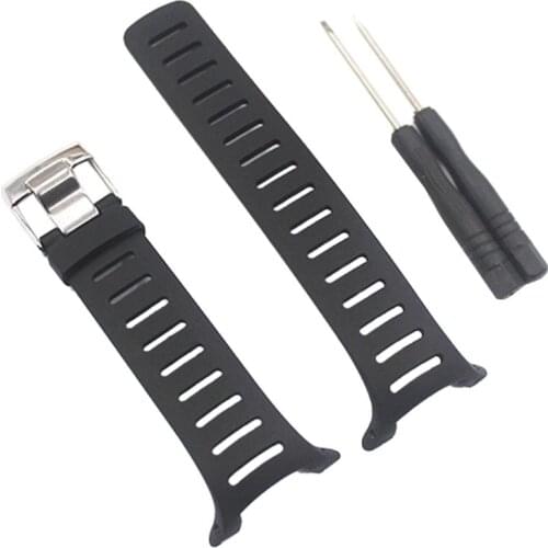 Soft Rubber Watch Band Metal Buckle Wrist Strap with Screwdrivers for suunto T1 T1C T3 T3C T3D T4C T4D T Series Smart Watch