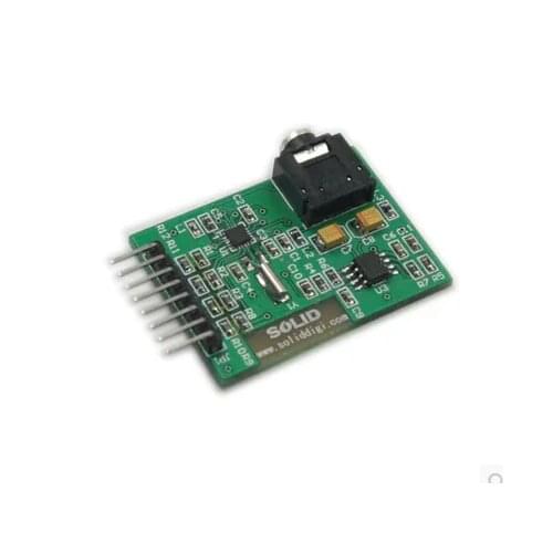 Si4703 FM radio module 51 routines code serial transfer station / button tuning