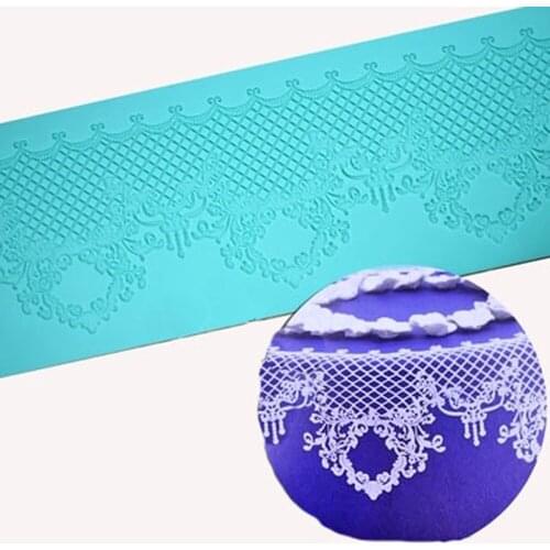 Double sugar cake moulds Double sugar bud mould CakeLace DIY Silicone Mold