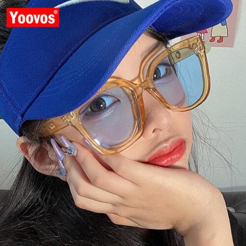 Yoovos 2021 Sunglasse Women Oversized Women Sunglasses Luxury Glasses Brand Designer Sunglasses For Women Square Gafas De Mujer