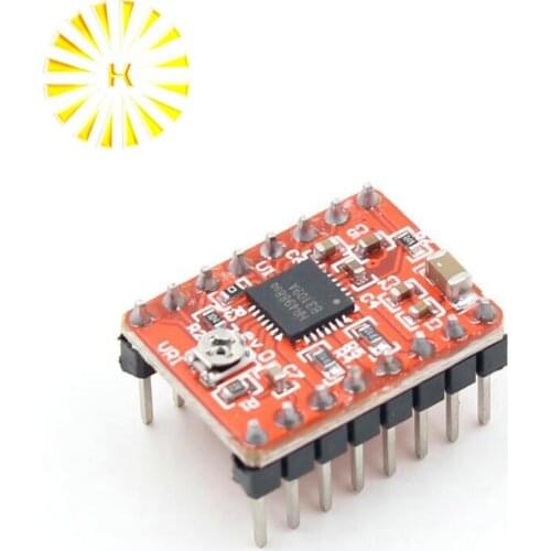 CNC 3D Printer Parts Accessory Reprap pololu A4988 Stepper Motor Driver Module with Heatsink for ramps 1.4 Connector