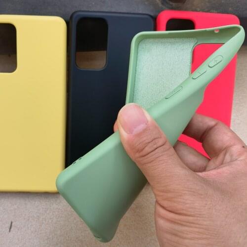 Liquid Silicone Case For Samsung Galaxy A52 A72 Soft Gel Rubber Protector Matte Cover