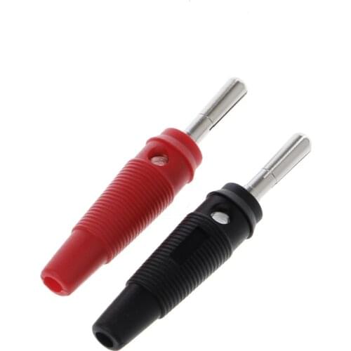 10 Pcs 32A 4mm Banana Plug High Current Insulated Shrouded Stackable Connector Soldering Type 103E