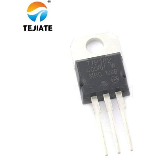 10pcs TIP102 TO-220 T1P102 Darlington transistor