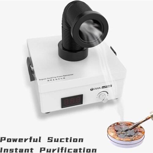 2UUL uuFliter DeskTop Fume Extractor Smoking Filtering Exhaust Fan For Phone Motherboard Welding Repair Purifying Device