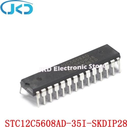 5pcs 100% New and original STC12C5608AD-35I-SKDIP28 STC12C5608AD-35I STC12C5608AD DIP28