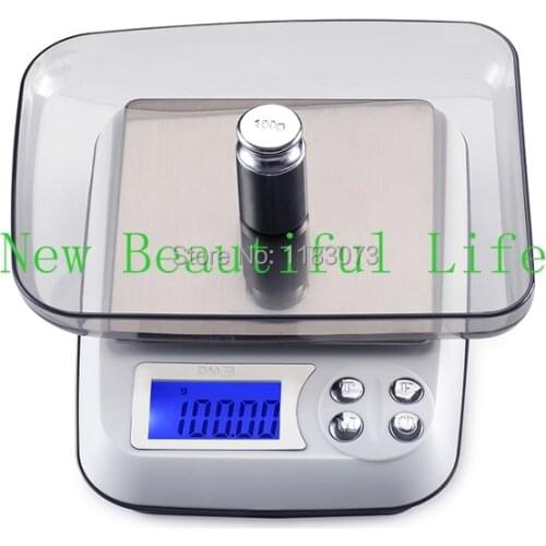 500G 0.01g LCD Table Jewellery Scale Household Kitchen Scales for Food Electronic Postal Balance Weight Digital Precise 0.01G