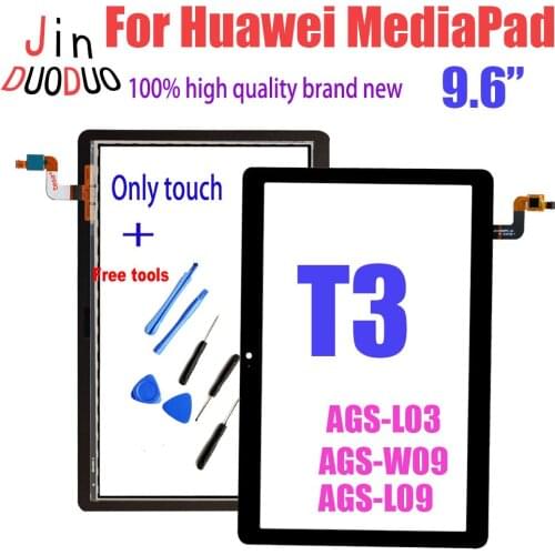 9.6’’ For Huawei MediaPad T3 10 Touch Screen Digitizer For AGS-L09 AGS-W09 AGS-L03 Tablet PC Replacement Parts