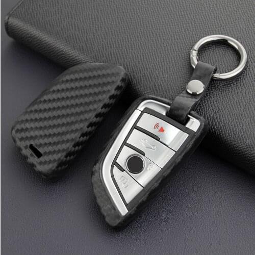Car key holder is suitable for BMW Blade 525Li new 5 Series X3X1X5X6 carbon fiber silicone key holder