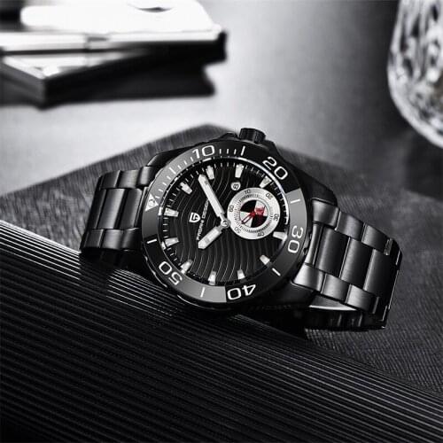 PAGANI DESIGN Top Brand Mens Mechanical Automatic Watch Ceramic Bezel Waterproof Sports Fitness Sports Business Stainless Steel