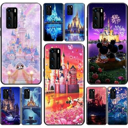 Disney castle For Huawei P Smart Z S Pro Plus 2018 2019 2020 2021 Mate 10 20 30 40 RS PRO Plus lite Phone Case