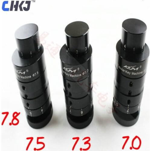 CHKJ 7.0mm 7.3mm 7.5mm 7.8 mm Tubular Computerized Key Cutting Machine Cutters South Korea KLOM Portable Plum Key Copier