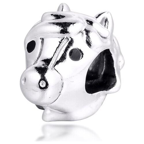 CKK Fit Pandora Bracelets Cute Horse Charms Silver 925 Original Beads for Jewelry Making Sterling DIY