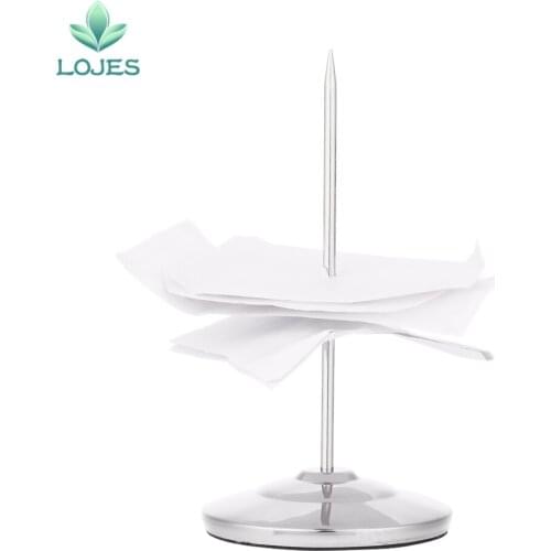 Stainless Steel Straight Rod Paper Memo Holder Bill Fork Fork for Receipt Receipt Note Spike Stick kitchen accessories tools