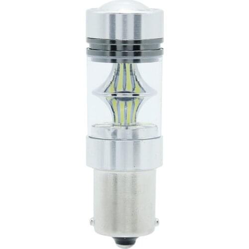 For 1pc H7 12V 122v 3030 20smd 1156 ba15s p21w reverse bulb DRL signal lamp 600k