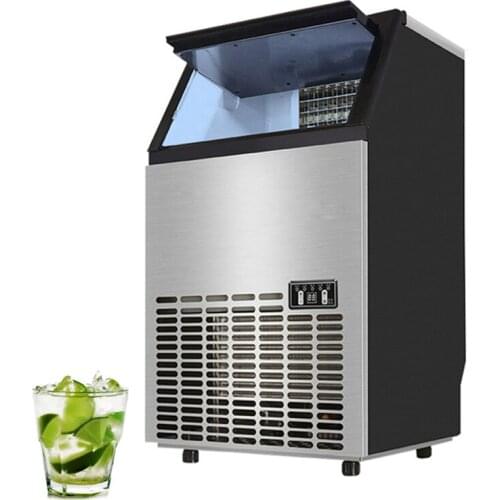 Electric Square Shape Ice Maker Automatic Portable Block Ice Cube Making Machine For Bar Coffee Shop 50kg / 24H